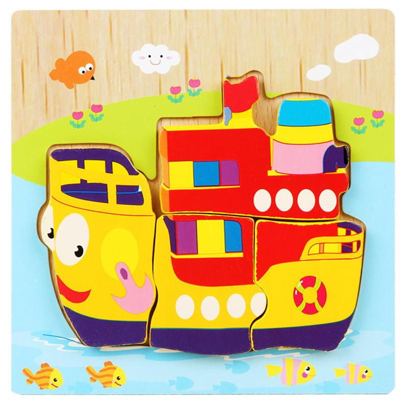 Деревянная игрушка Пазлы Bambi MD 2925, 15х15 см