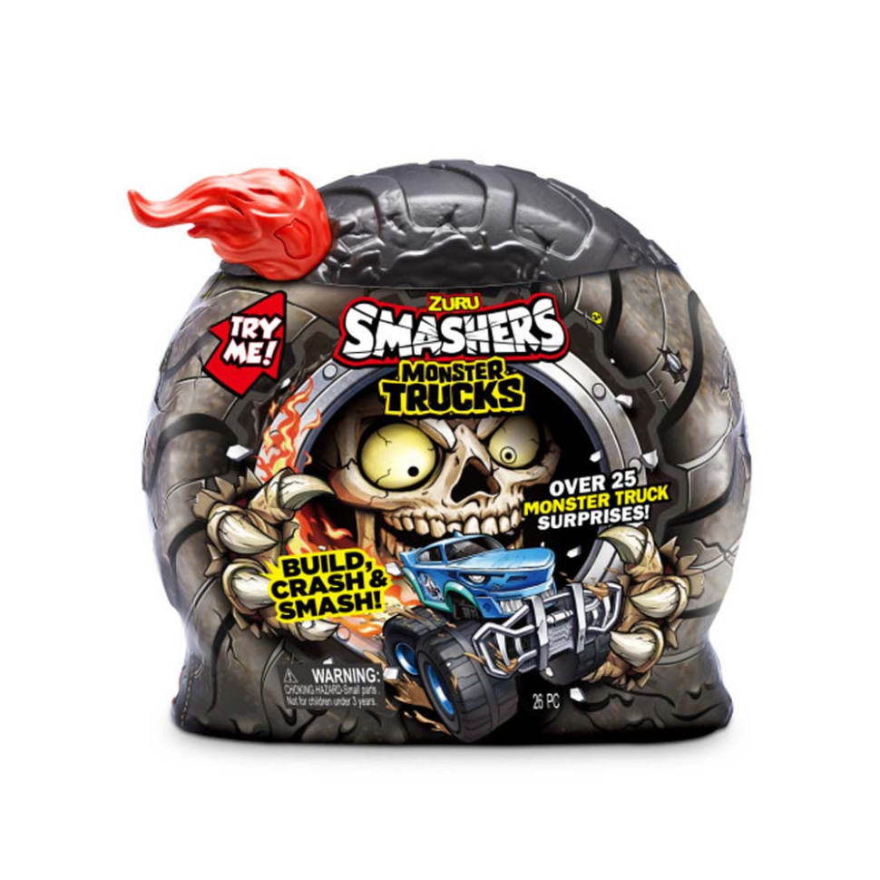 Дитяча іграшка Monster Wheels Діно Трек Smashers 74103A у наборі з аксесуарами