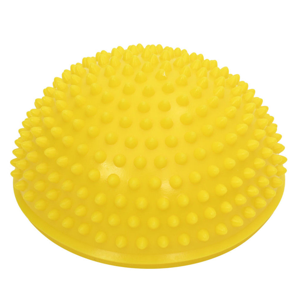 Полусфера массажная балансировочная Bambi MS 4958(Yellow) текстурная поверхность, 16х8 см