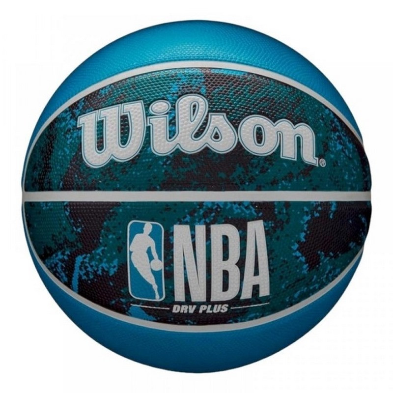 Мяч баскетбольный NBA DRV PLUS VIBE BSKT Wilson WZ3012602XB7 Black/Blue № 7