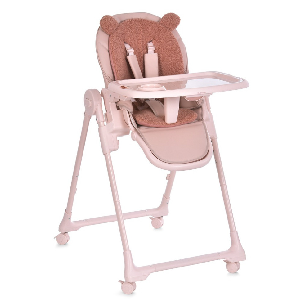 Стільчик для годування CRYSTAL El Camino ME 1037 Bear Pink