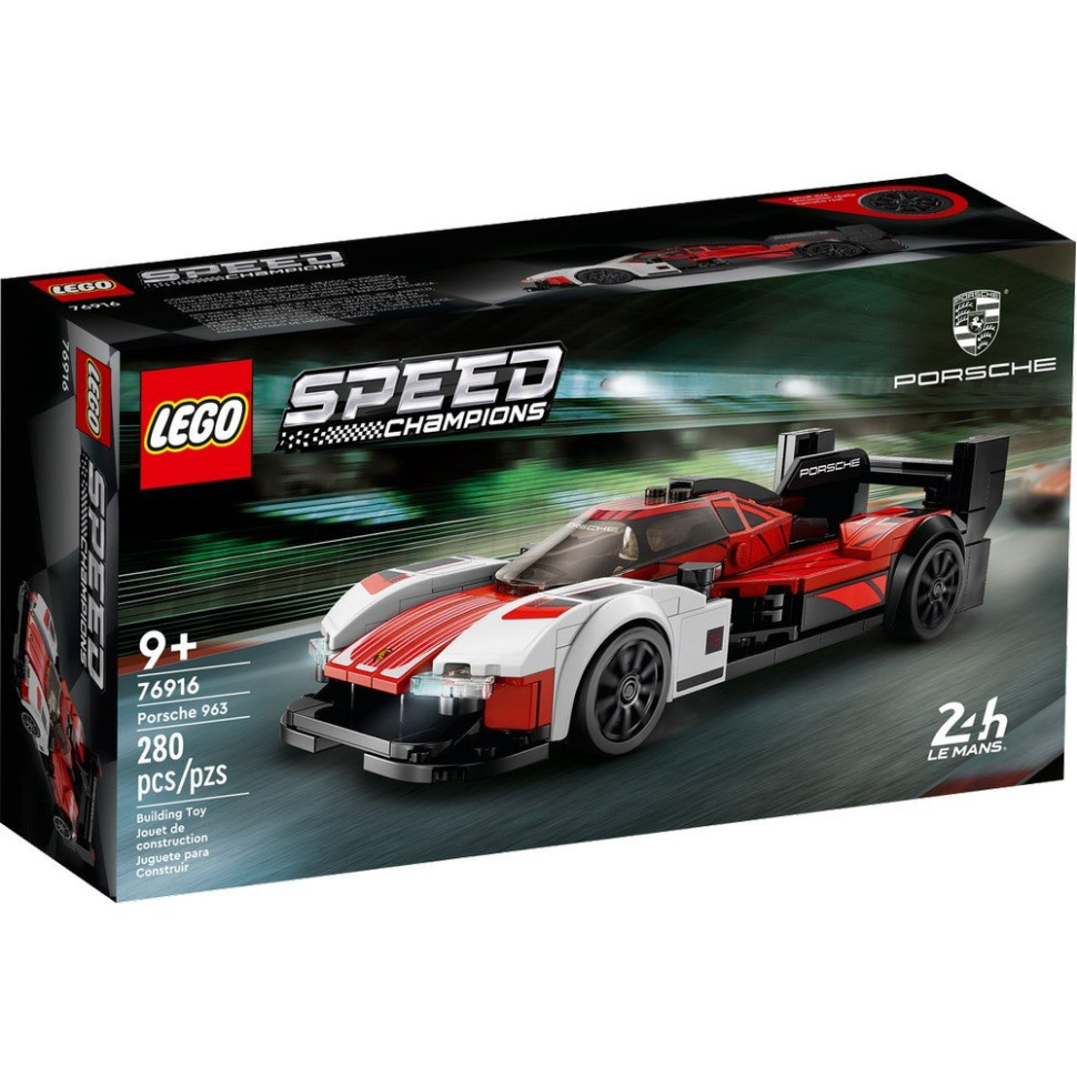 Конструктор Porsche 963 LEGO 76916, 280 деталей