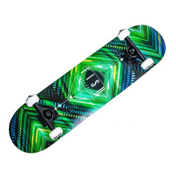 Скейтборд деревянный Skateboard "Green Rhombus" Fish 1453521034 до 90 кг