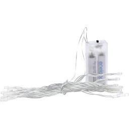 Гирлянда "Ниточка" Bambi RJ-06 на 2-х батарейках 30 лампочек 4 метра, мультицвет