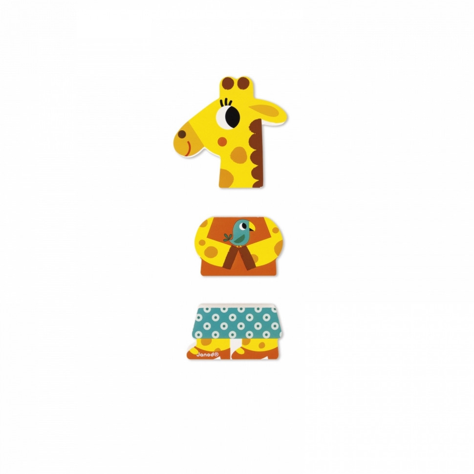 Игровые магнитные фигурки Janod Животные в зоопарке J08030