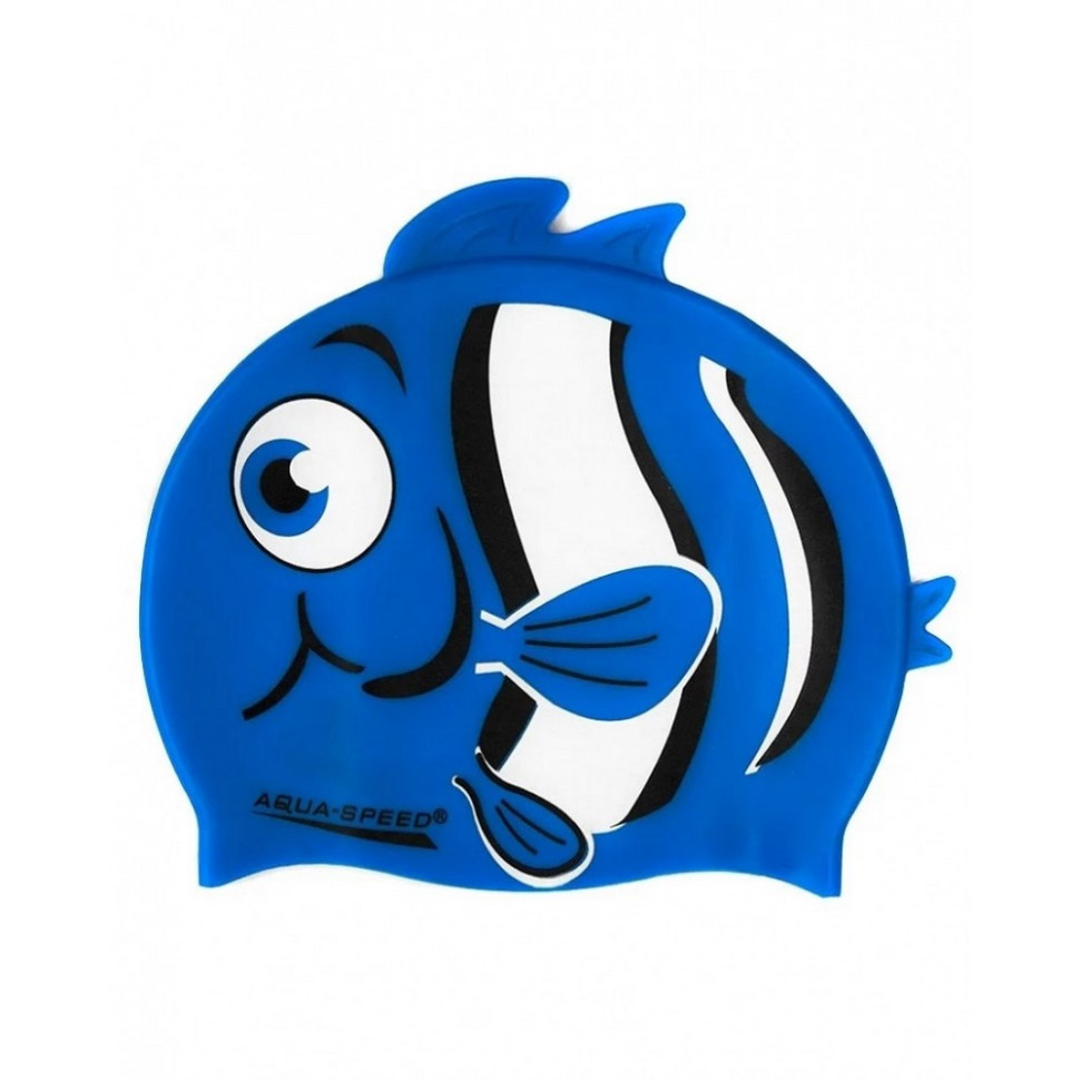 Шапка для плавання ZOO NEMO 5757 Aqua Speed ​​1115-10-nemo, синя рибка, OSFM