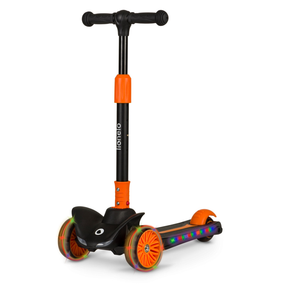 Детский самокат трехколесный TIMMY Lionelo 68036920 ORANGE BLACK
