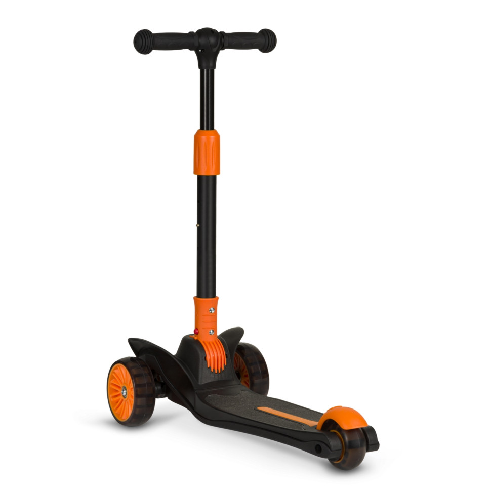 Детский самокат трехколесный TIMMY Lionelo 68036920 ORANGE BLACK