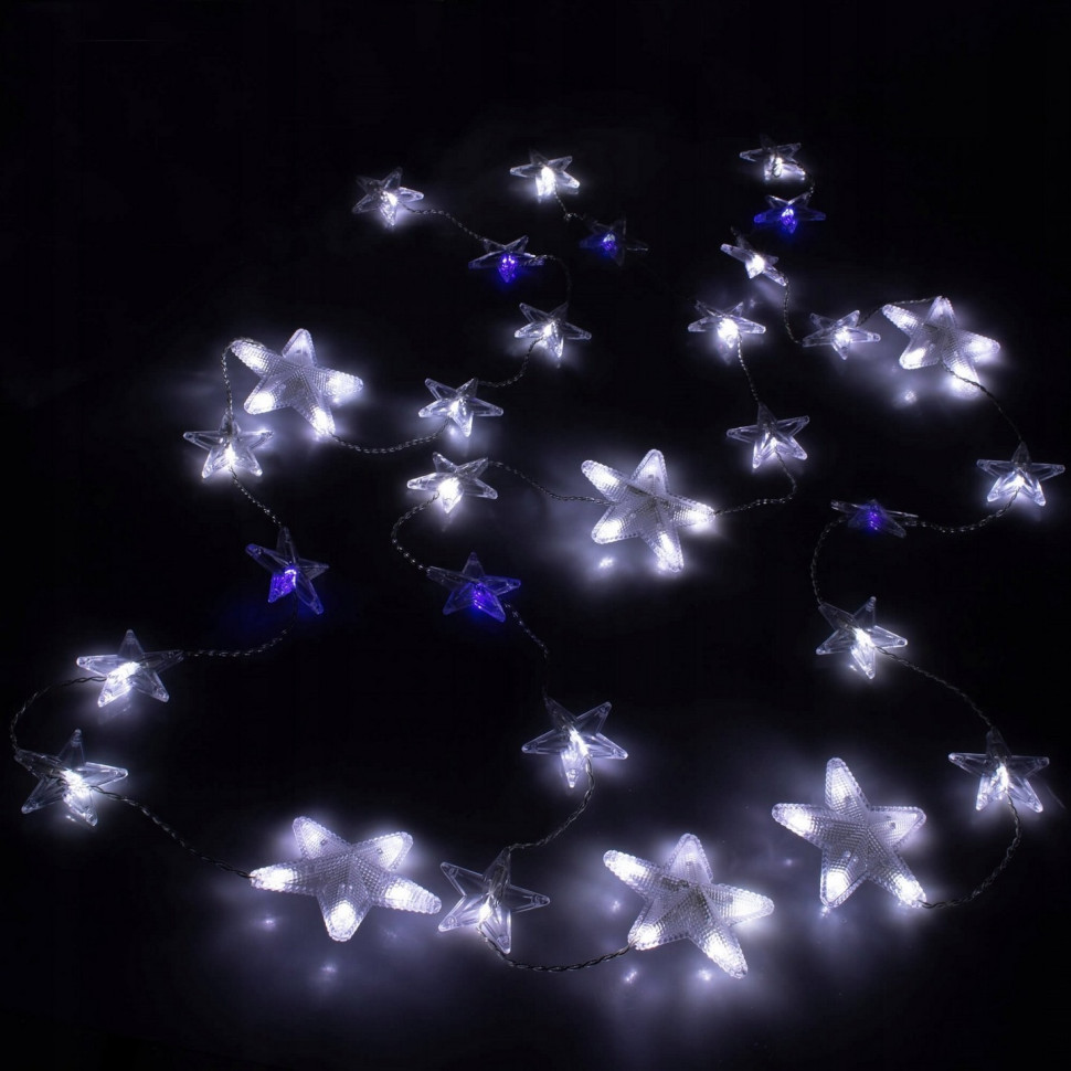 Гирлянда бахрома уличная Springos CL4003, 2 м 180 LED, Cold White/Blue