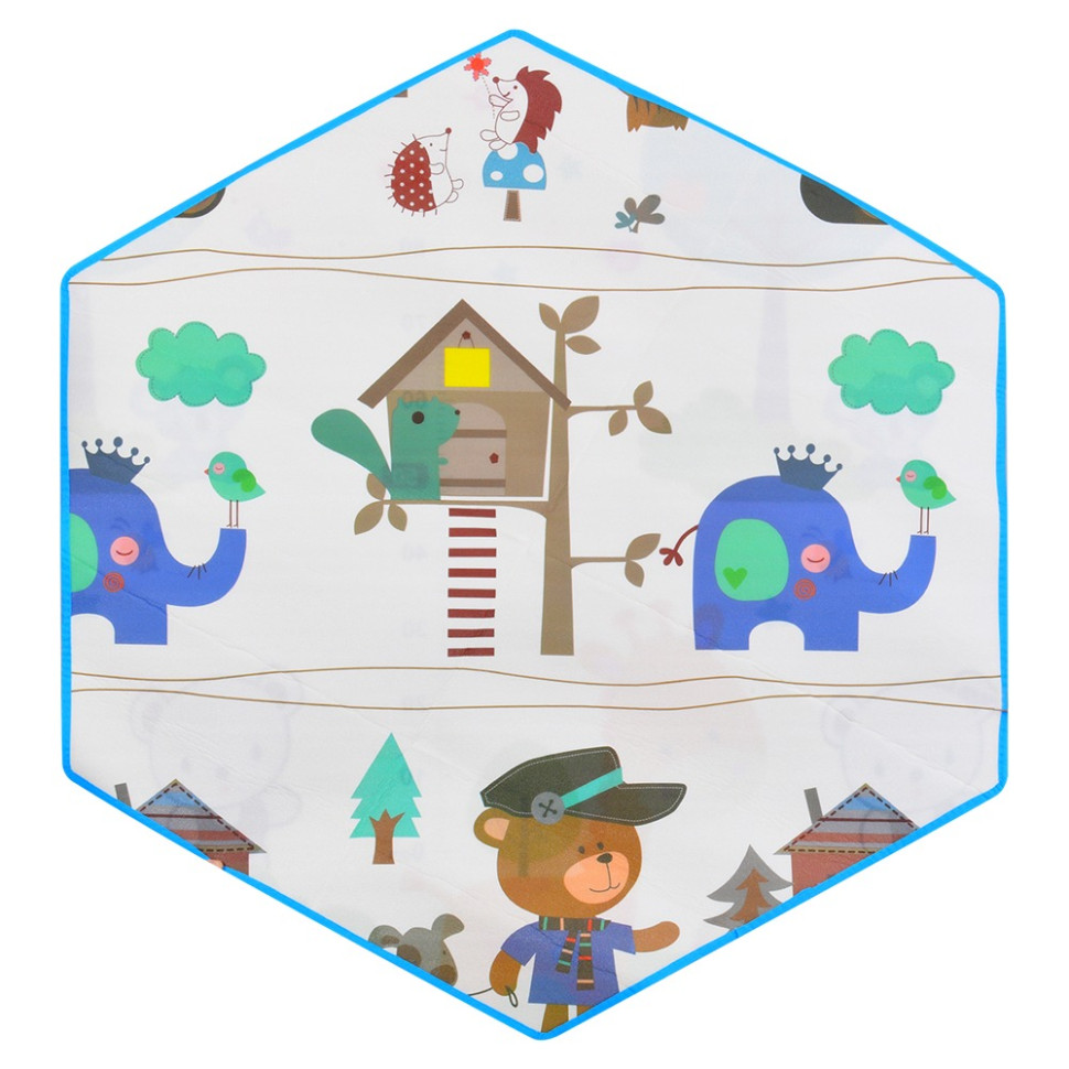 Детский манеж Bambi MR 1512 Sapphire Blue 146×127×110 см