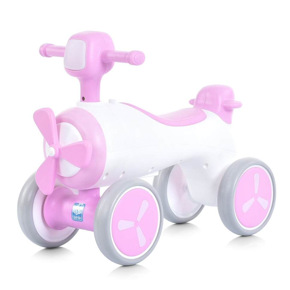 Детская каталка-толокар Bambi M 5854E-8 розовый, до 25 кг