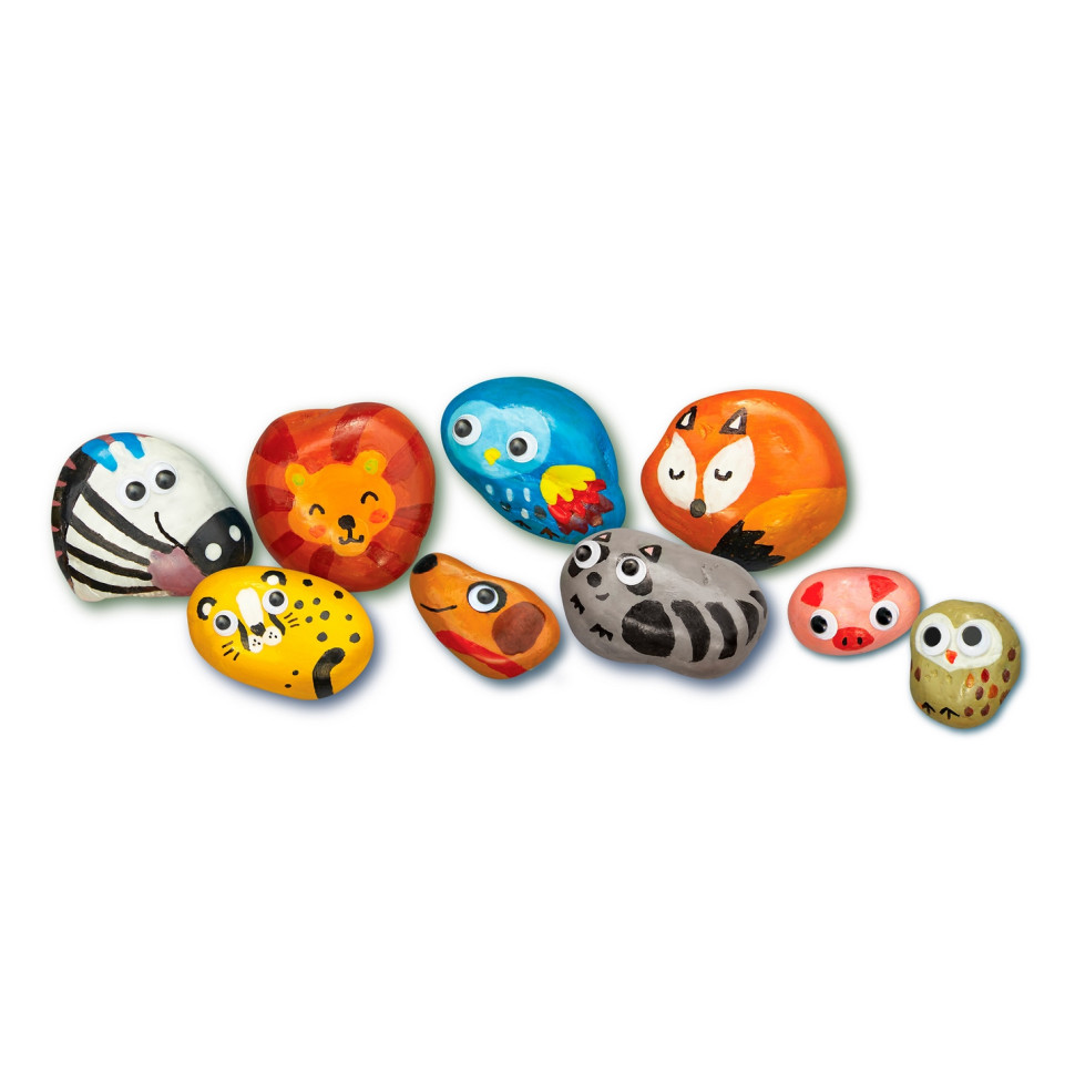 Набір для творчості Малюнки на камені 4M 00-04756, 8 каменів у наборі