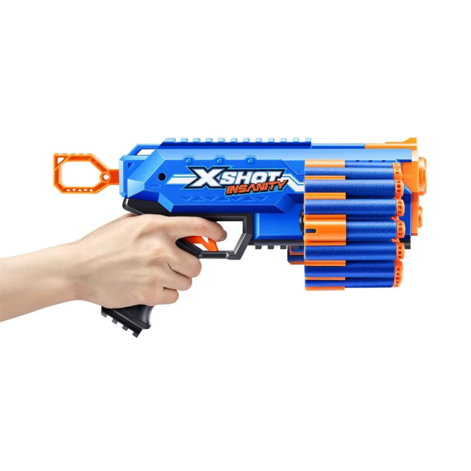 Быстрострельный бластер X-SHOT Insanity-Manic Zuru 36603R 24 патрона