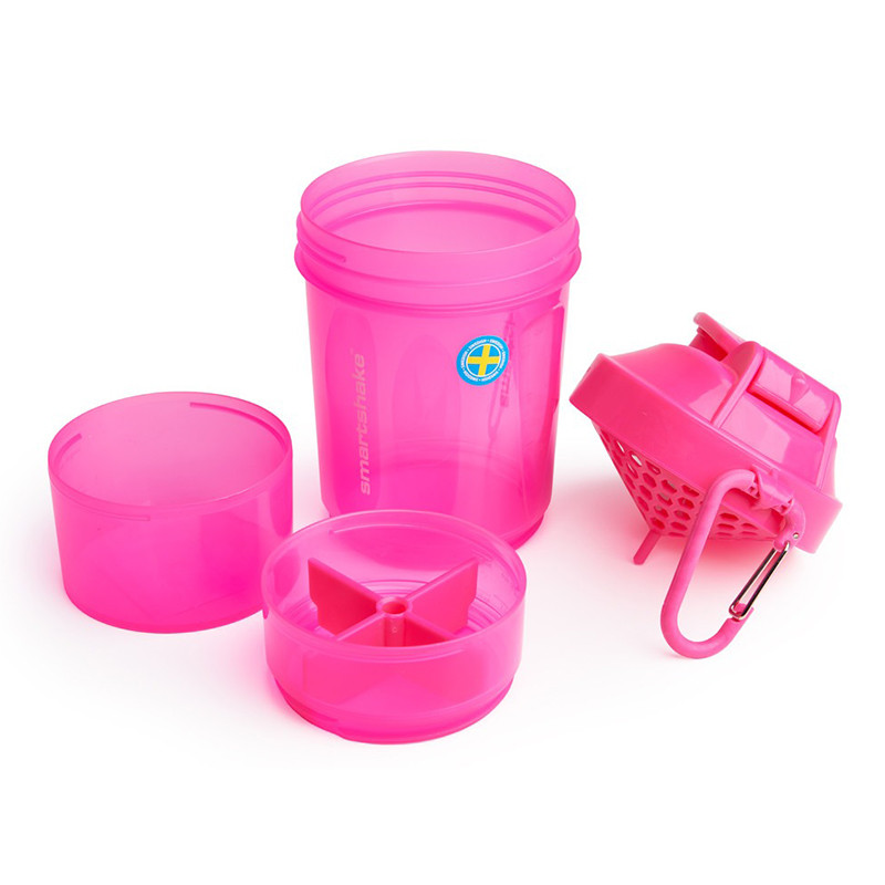 Шейкер спортивный Original2GO SmartShake 10560502 Neon Pink 600 мл