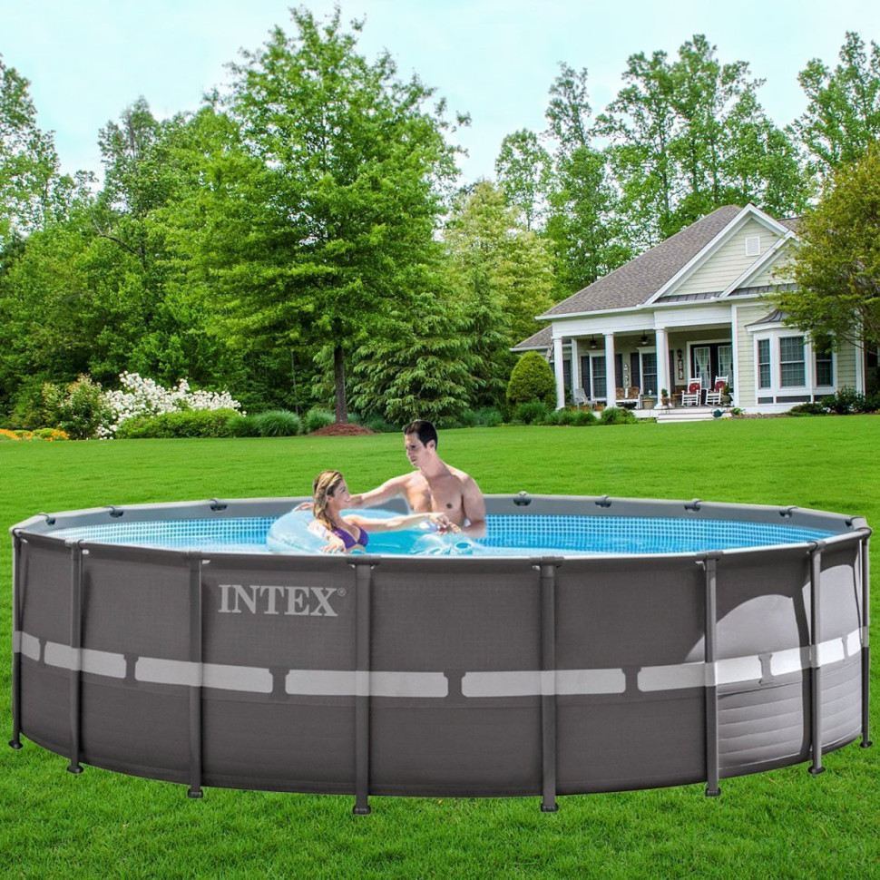 Каркасний басейн Intex 26330, 549х132 см, 26423 л