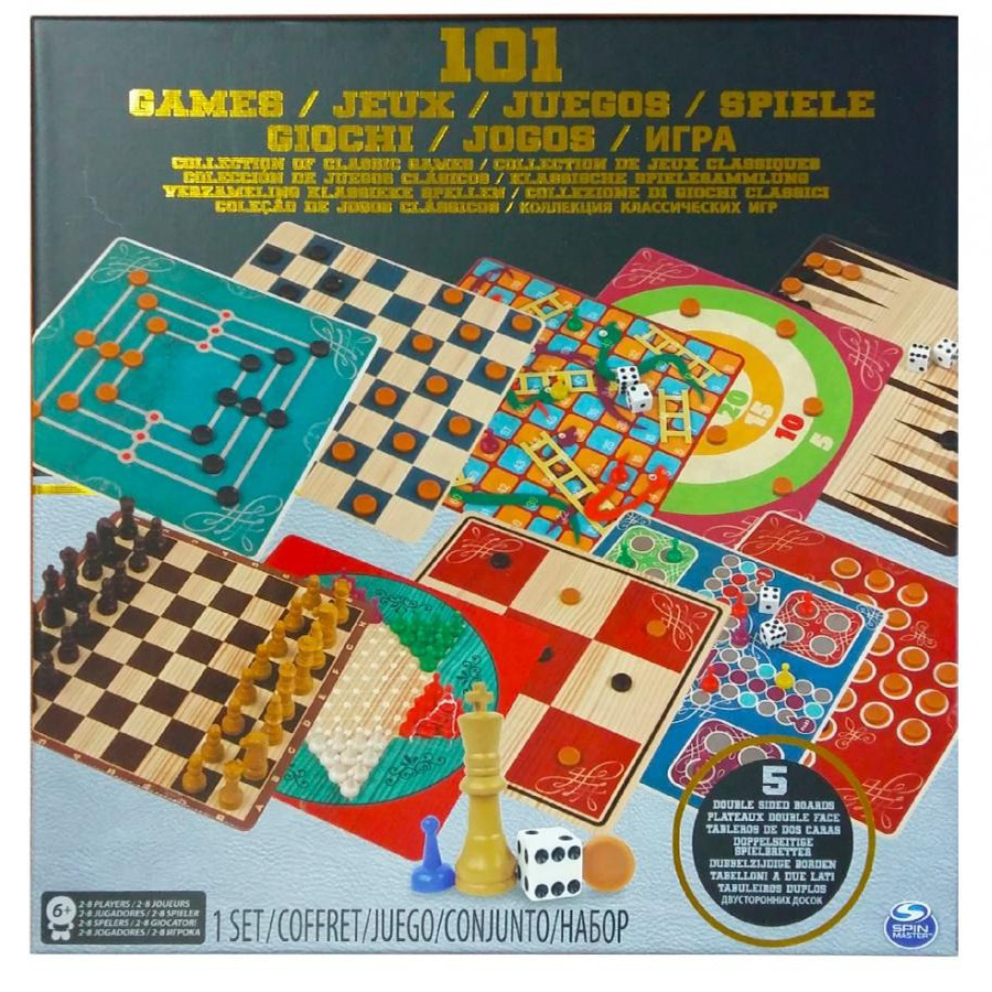 Набор настольных игр Spin Master Games SM98377/6033154, 101 игра