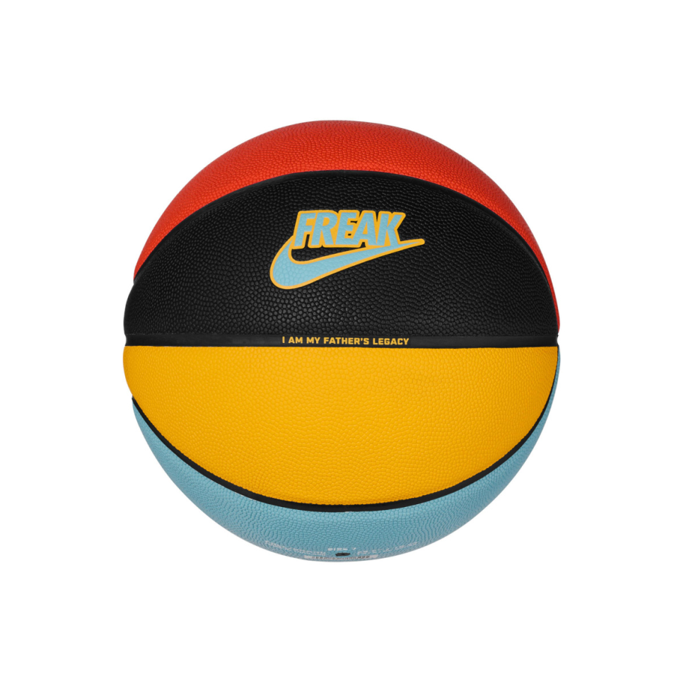 Мяч баскетбольный All Court 2.0 8P G Antetokounmpo Deflated Nike N.100.4138.824.07 разноцветный