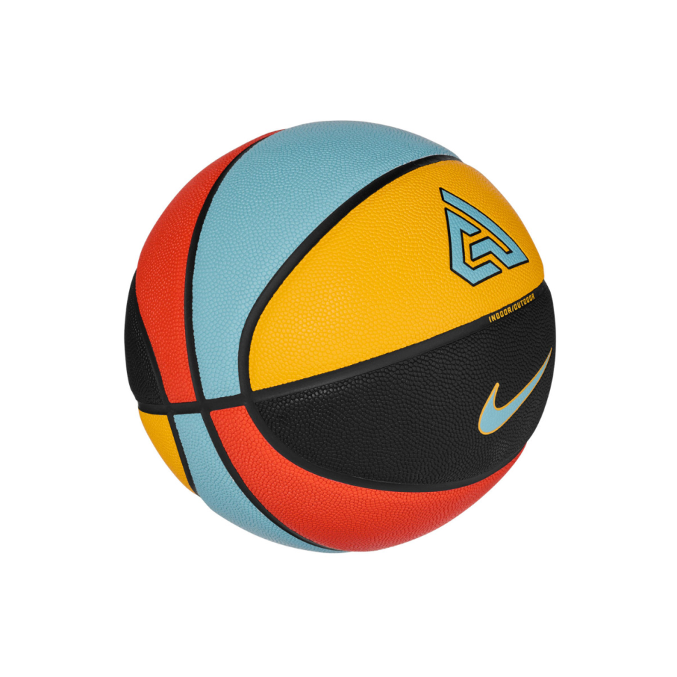 Мяч баскетбольный All Court 2.0 8P G Antetokounmpo Deflated Nike N.100.4138.824.07 разноцветный