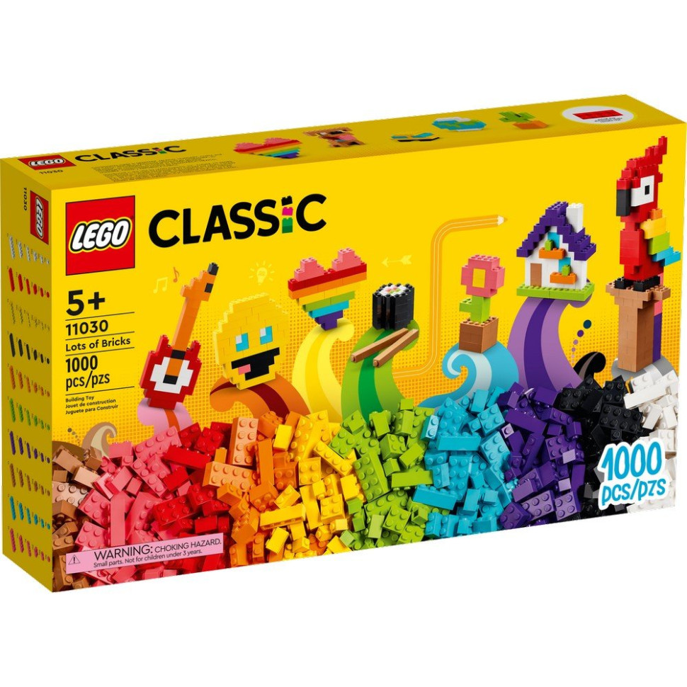 Конструктор Безліч кубиків LEGO 11030, 1000 деталей