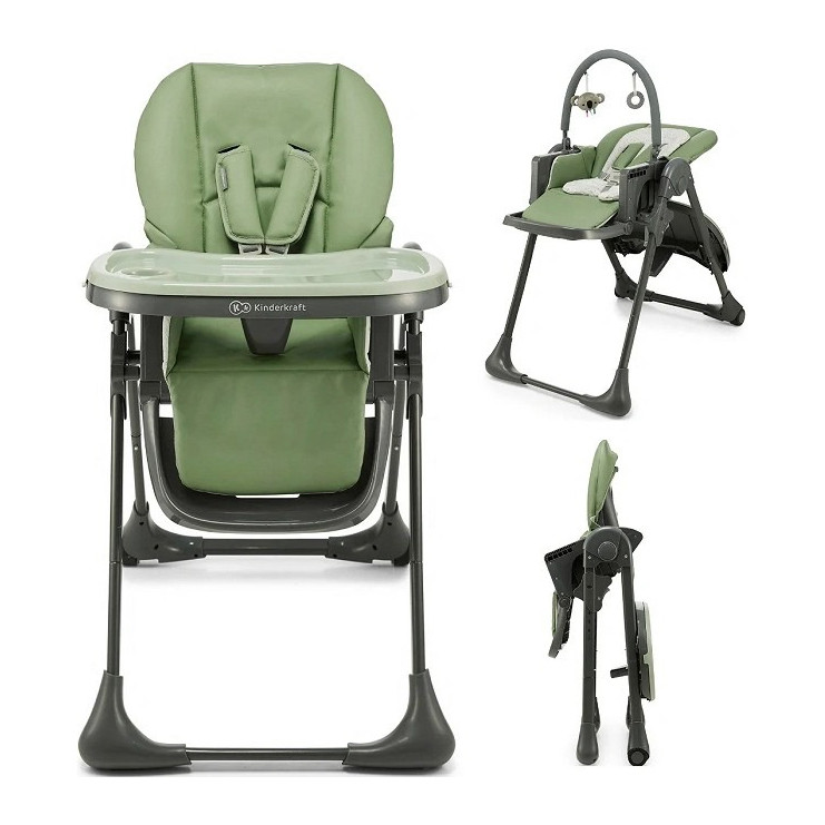 Стільчик для годування Tummie Kinderkraft KHTUMM00GRE0000 Green