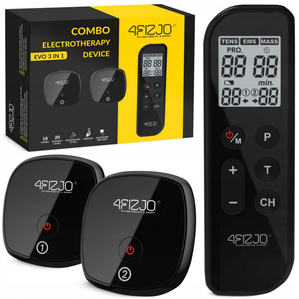 Аппарат для электростимуляции мышц Combo EVO 3 в 1 4FIZJO P-5905973404389