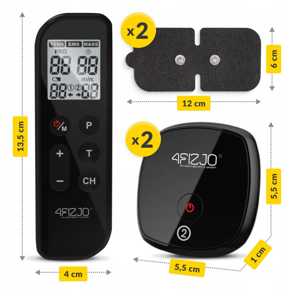 Аппарат для электростимуляции мышц Combo EVO 3 в 1 4FIZJO P-5905973404389