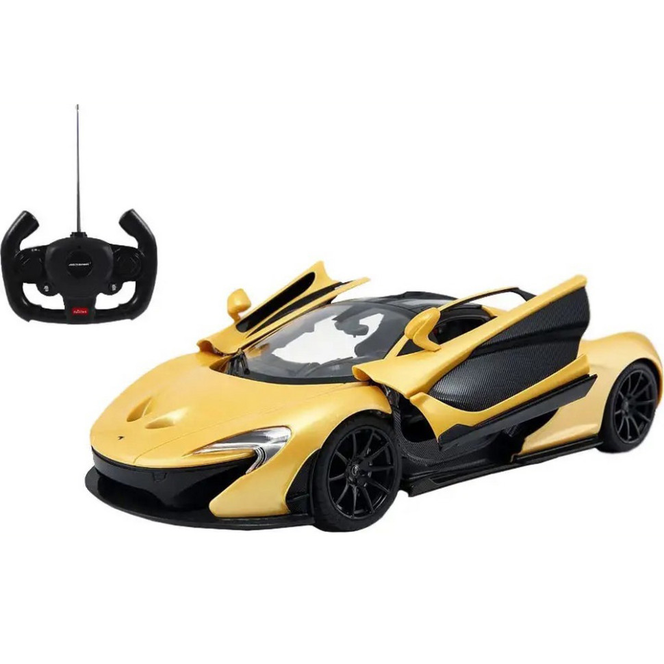 Машинка на радиоуправлении McLaren P1 GTR Rastar 75170 yellow 1:14 