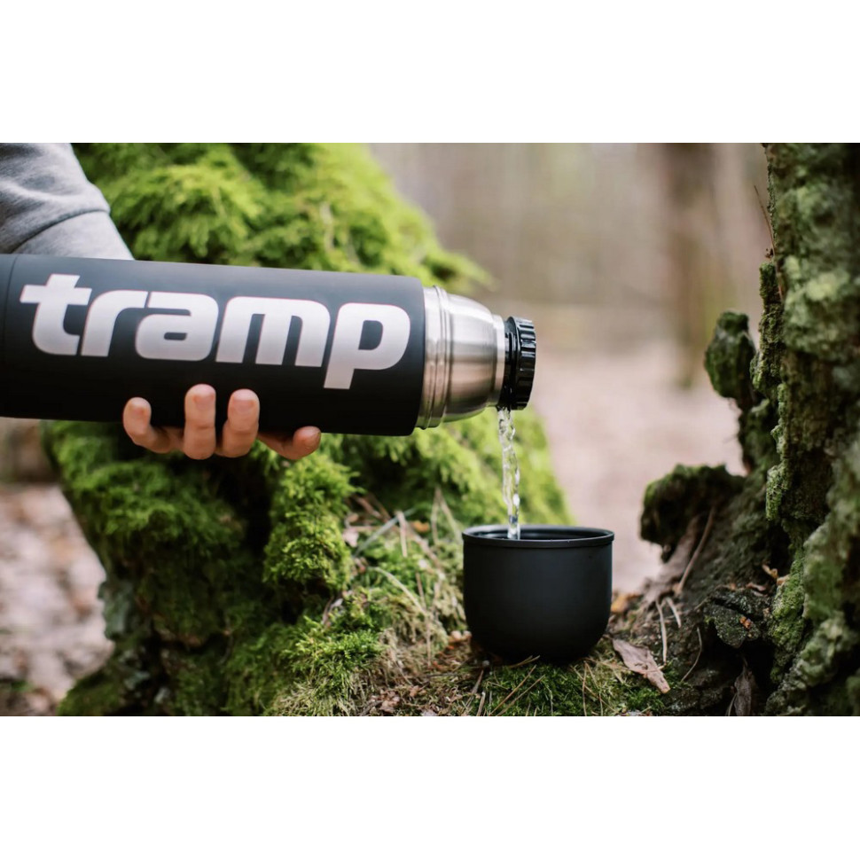 Термос Soft Touch Tramp UTRC-109-black, черный 1 л