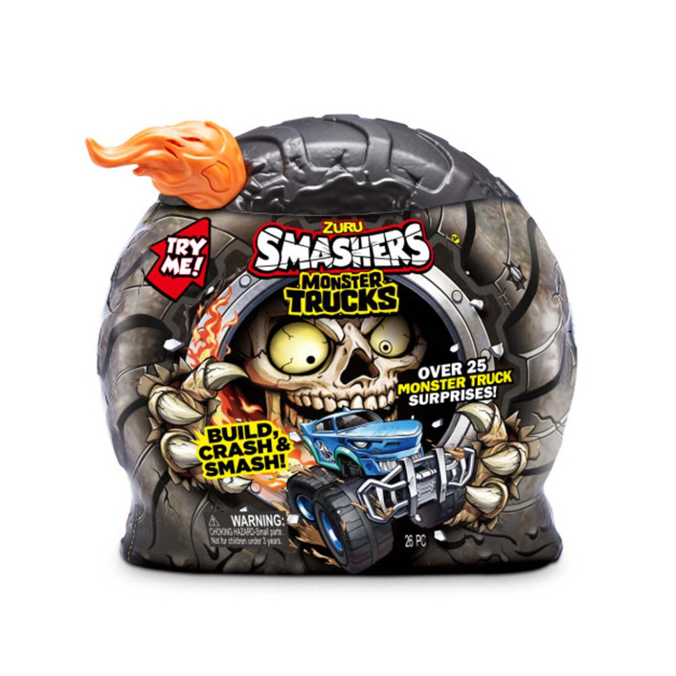 Дитяча іграшка Monster Wheels Скалл Трек Smashers 74103B в наборі з аксесуарами