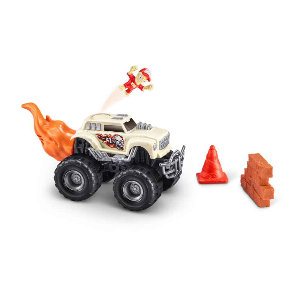 Дитяча іграшка Monster Wheels Скалл Трек Smashers 74103B в наборі з аксесуарами
