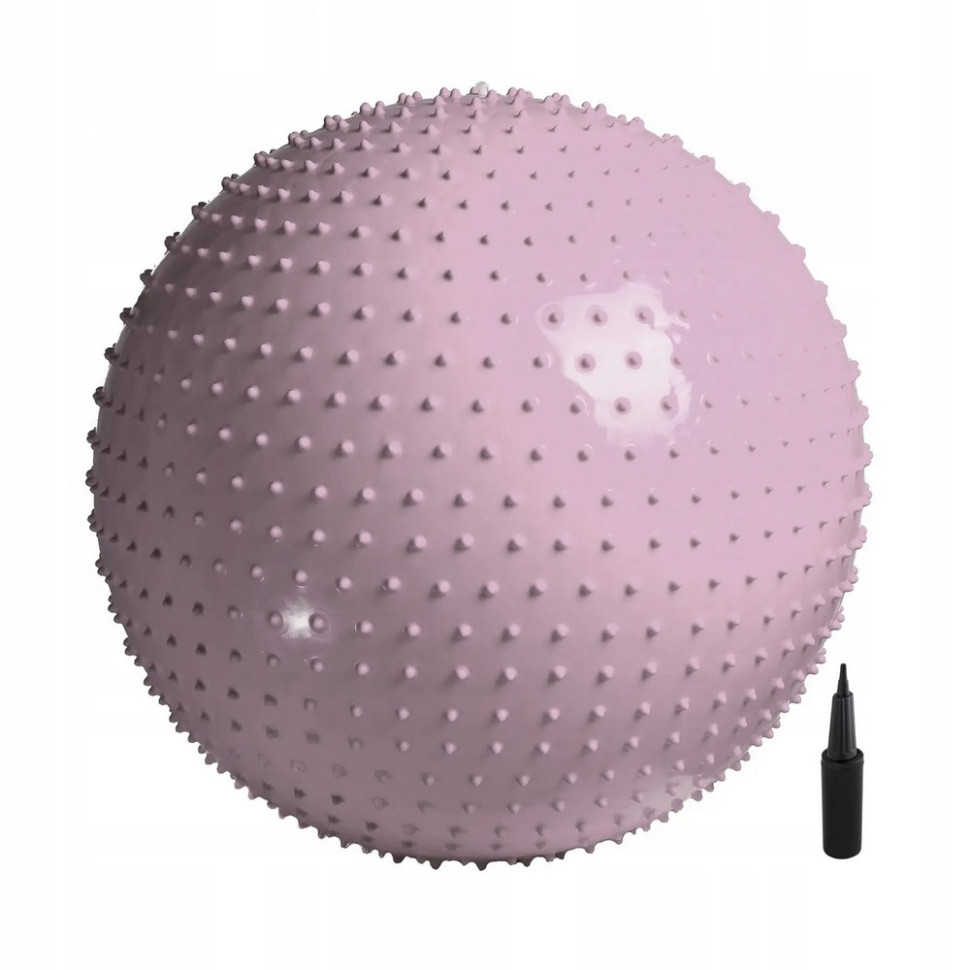 М'яч для фітнесу (фітбол) масажний Anti-Burst 4FIZJO 4FJ0617 Pink 65 см