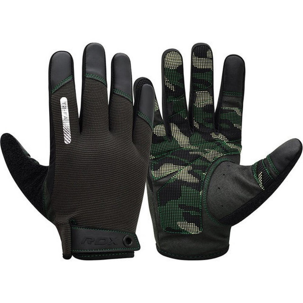 Рукавички для фітнесу T2 Touch Screen Friendly Full Fingerf RDX Inc Limited WGA-T2FA-XL, Green XL