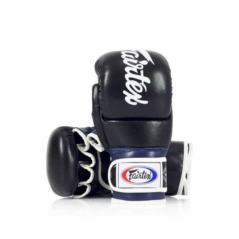 Рукавиці греплінгові для ММА FGV18 Fairtex FGV18_L_Black/Blue, розмір L