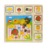 Деревянная игрушка Пазлы Bambi MD 1203