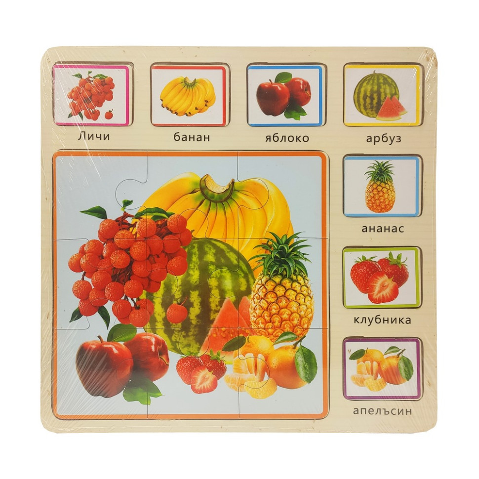 Деревянная игрушка Пазлы Bambi MD 1203