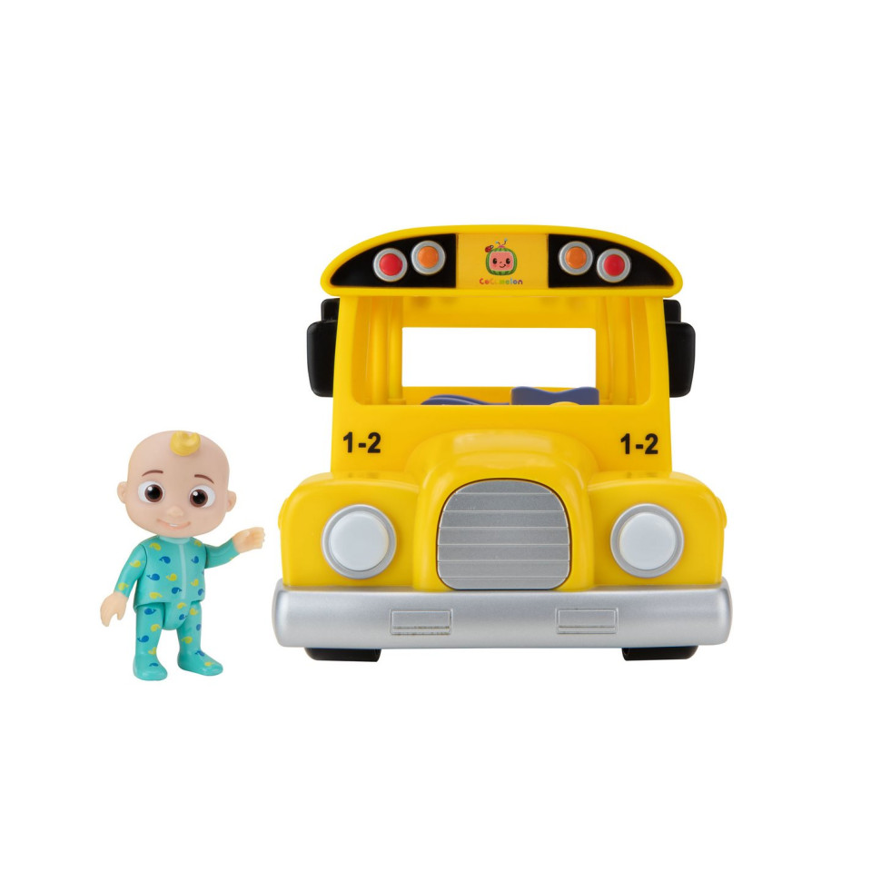 Автобус игрушечный CoComelon Feature Vehicle Желтый Школьный Автобус со звуком CMW0015