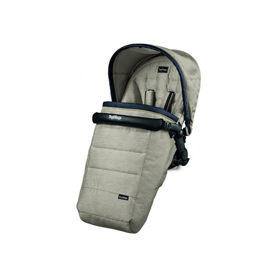 Коляска прогулочная Book Plus Peg-Perego PACK04-00000000002 Luxe Beige, бежевая, серое шасси 