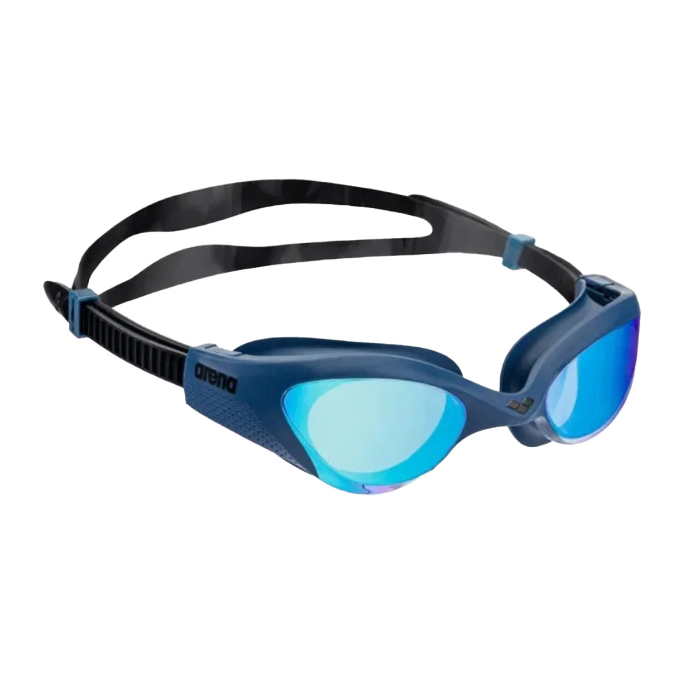 Очки для плавания THE ONE MIRROR Arena 003152-103 сине-серый, темно-синий Уни OSFM