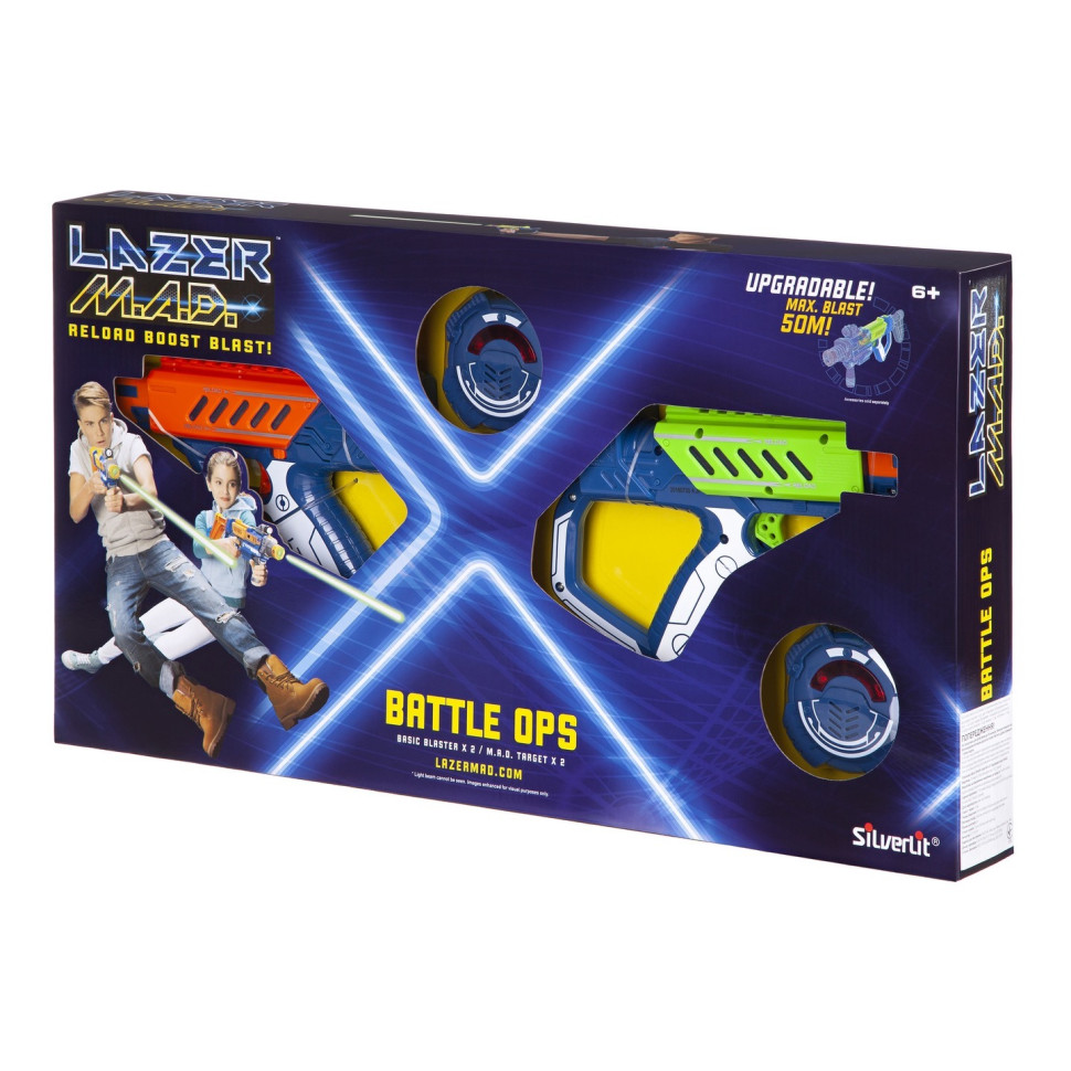 Игрушечное оружие Silverlit Lazer M.A.D. Двойной набор (2 бластера, 2 мишени) LM-86845