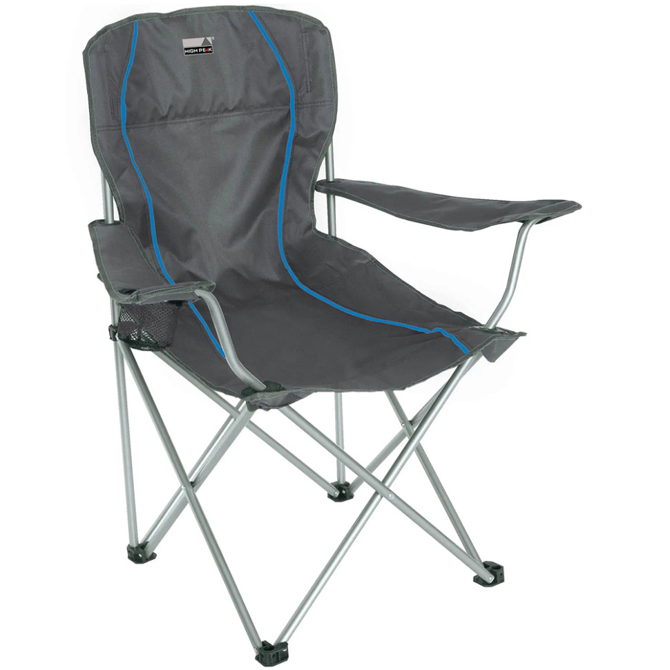 Стілець розкладний Salou High Peak 928988 Dark Grey/Blue