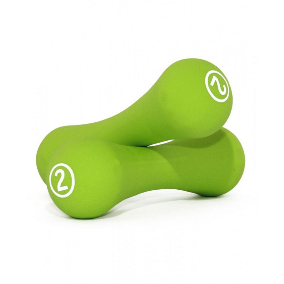 Гантелі неопренові пара NEOPRENE DUMBBELL LiveUp LS2002-B2, 2 по 2 кг