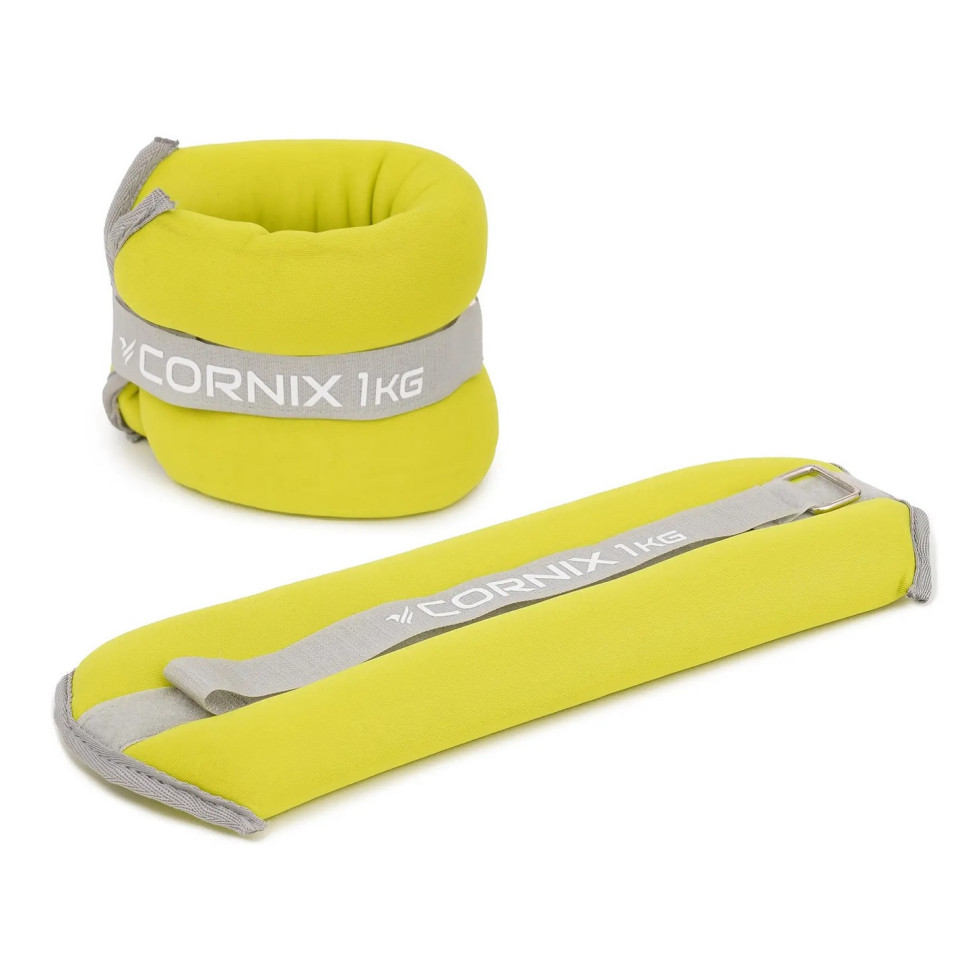 Утяжелители-манжеты для ног и рук Cornix XR-0244, 2 x 1 кг