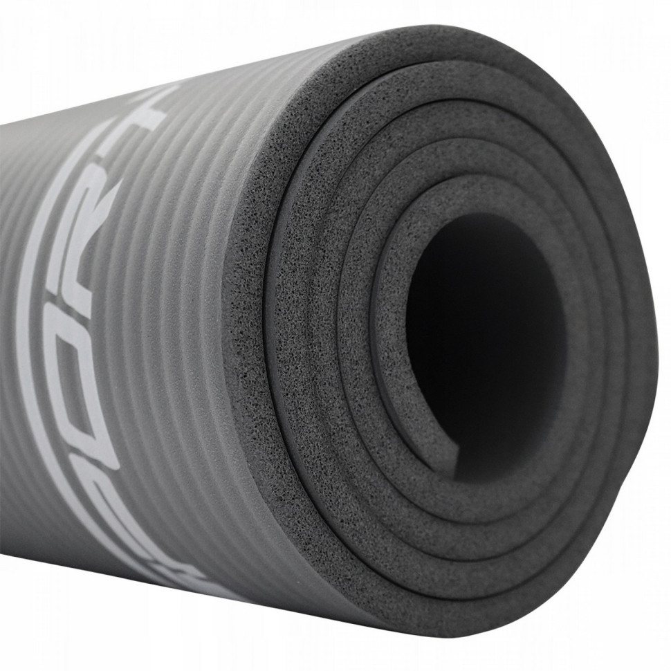 Килимок для йоги та фітнесу SportVida SV-HK0249 NBR 180 x 60 x 1.5 см, Grey