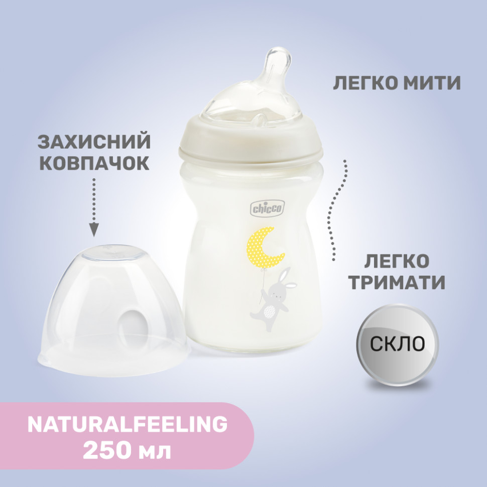 Пляшечка скляна 