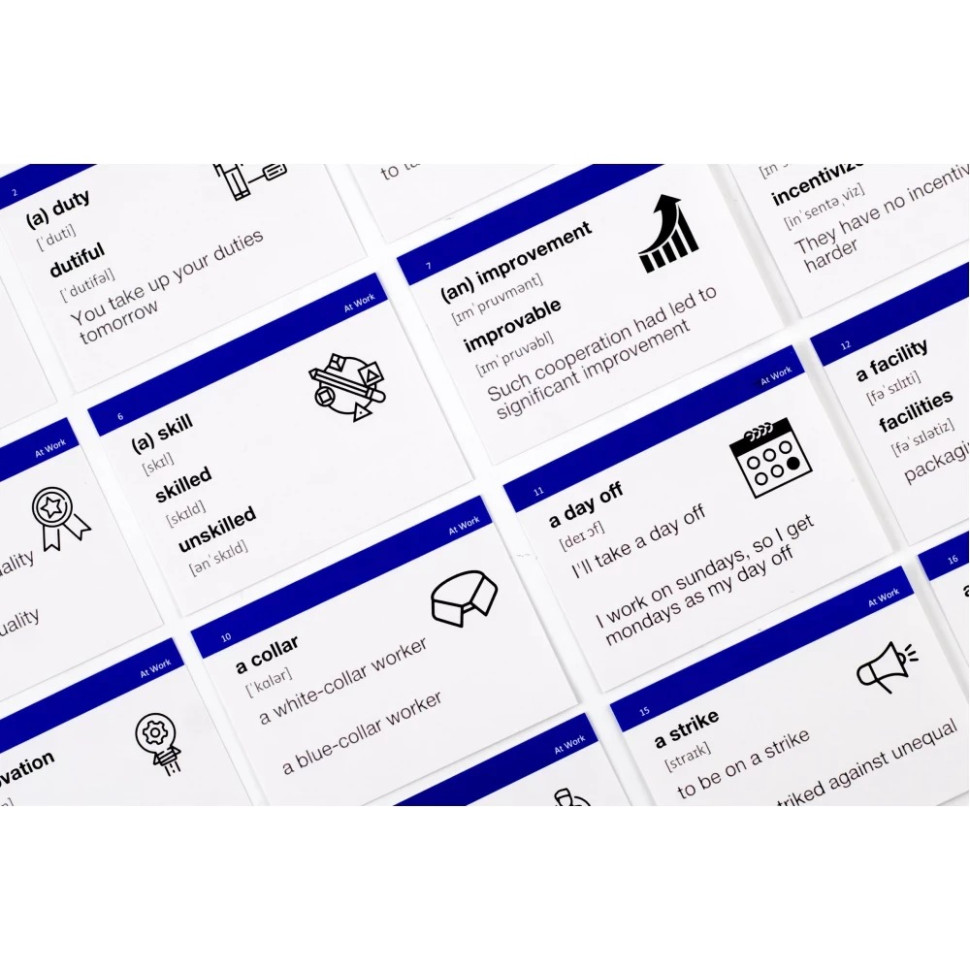 Карточки для изучения английского языка BUSINESS ENGLISH English Student 41315776 англ-укр 500 карточек