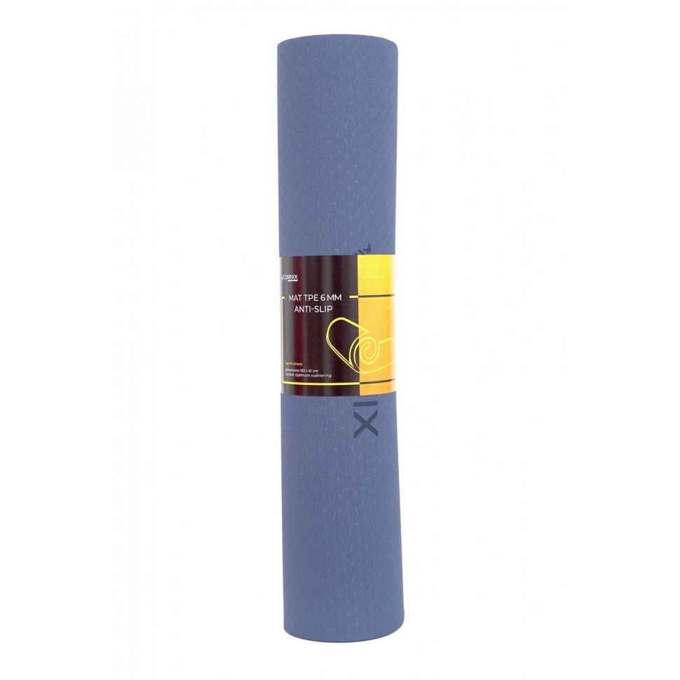 Коврик спортивный Cornix XR-0003, 183 x 61 x 0.6 cм, Blue/Sky Blue