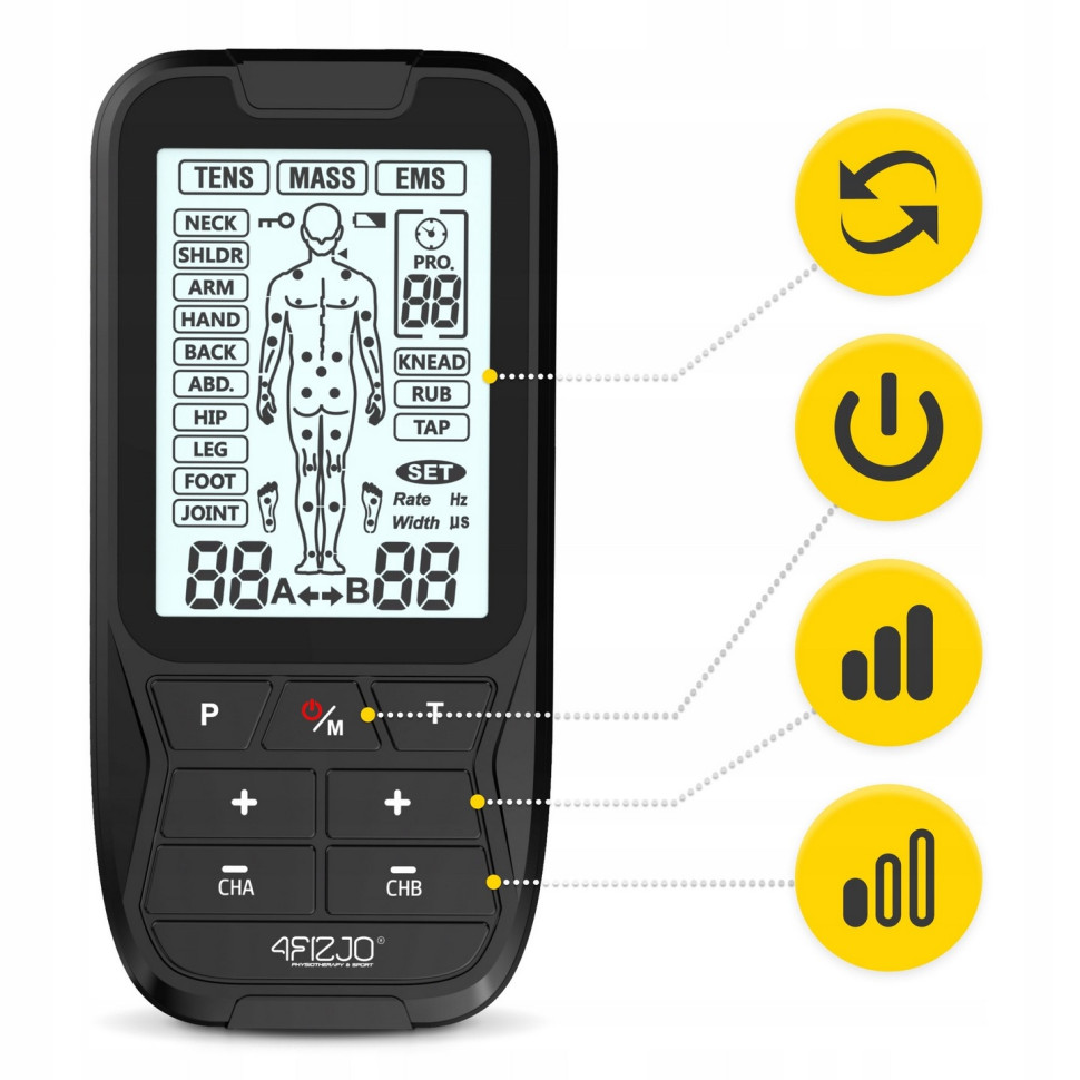 Аппарат для электростимуляции мышц Combo LITE 3 в 1 4FIZJO P-5905973401487