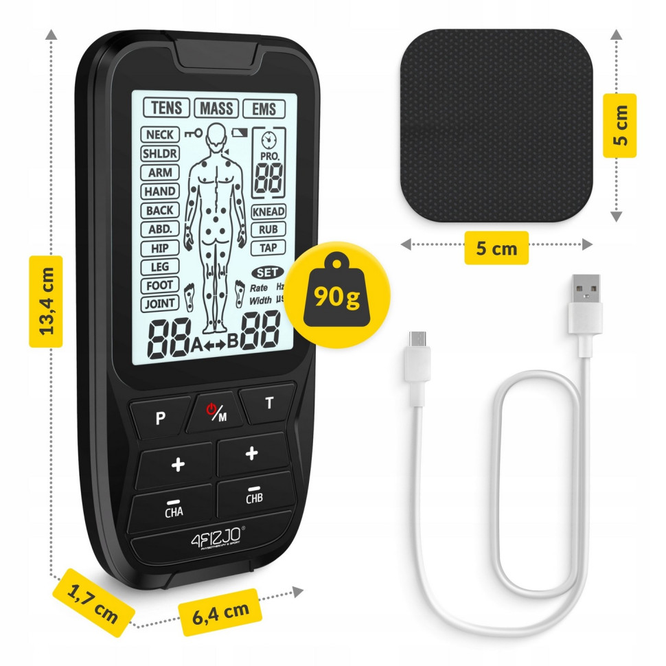 Аппарат для электростимуляции мышц Combo LITE 3 в 1 4FIZJO P-5905973401487