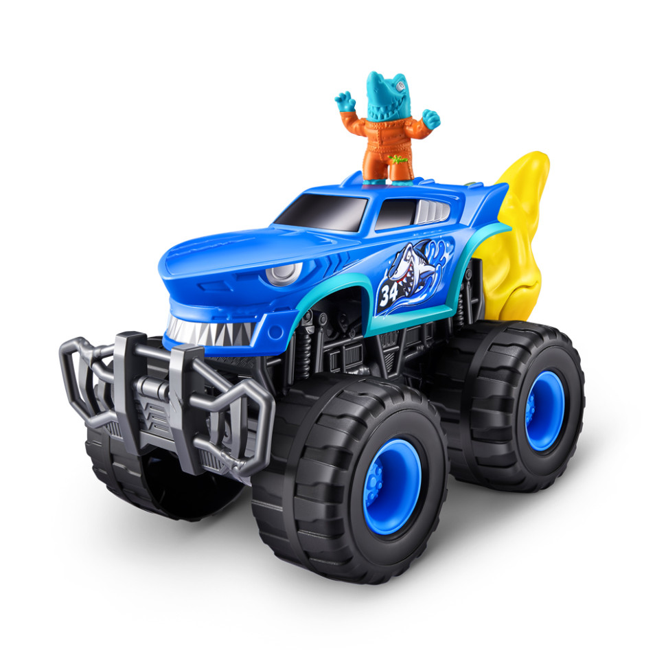 Дитяча іграшка Monster Wheels Шарк Трек Smashers 74103D у наборі з аксесуарами