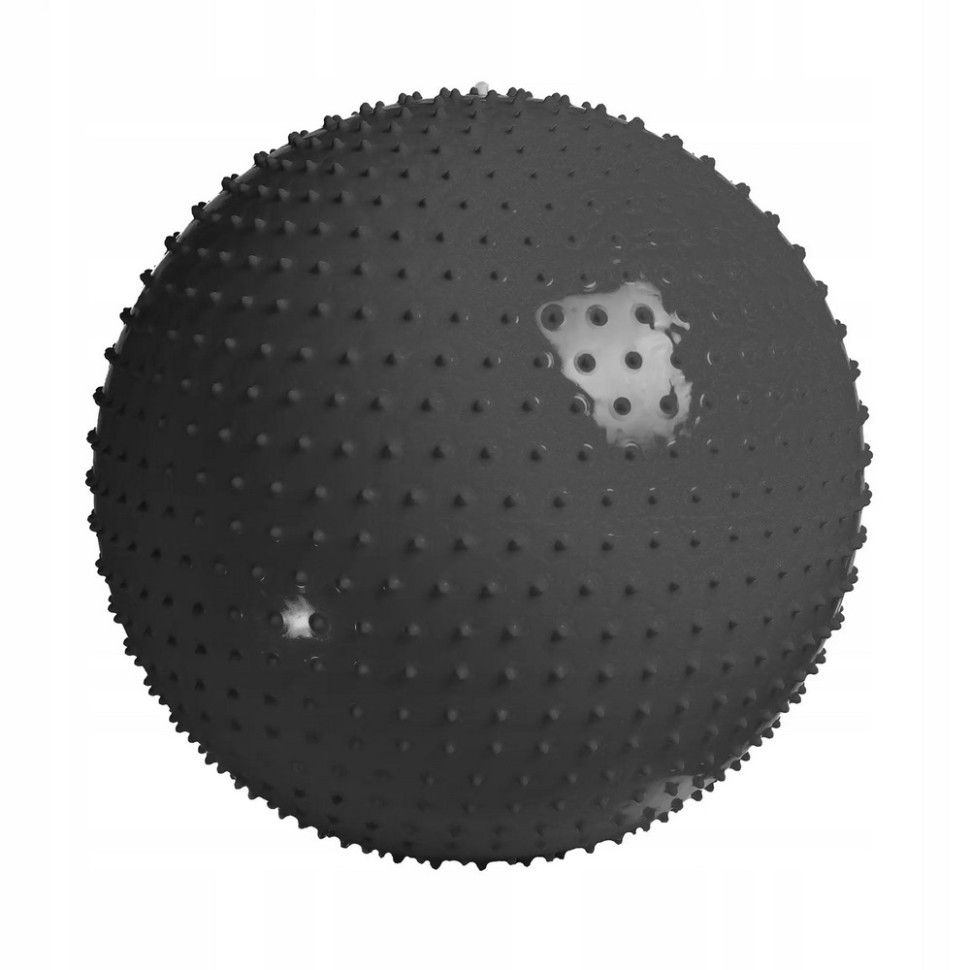 М'яч для фітнесу (фітбол) масажний Anti-Burst 4FIZJO 4FJ0618 Black 65 см